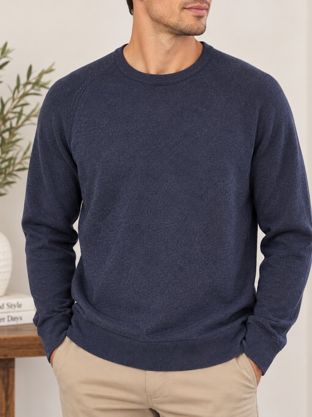 Banana Republic Navy Crewneck Sweater